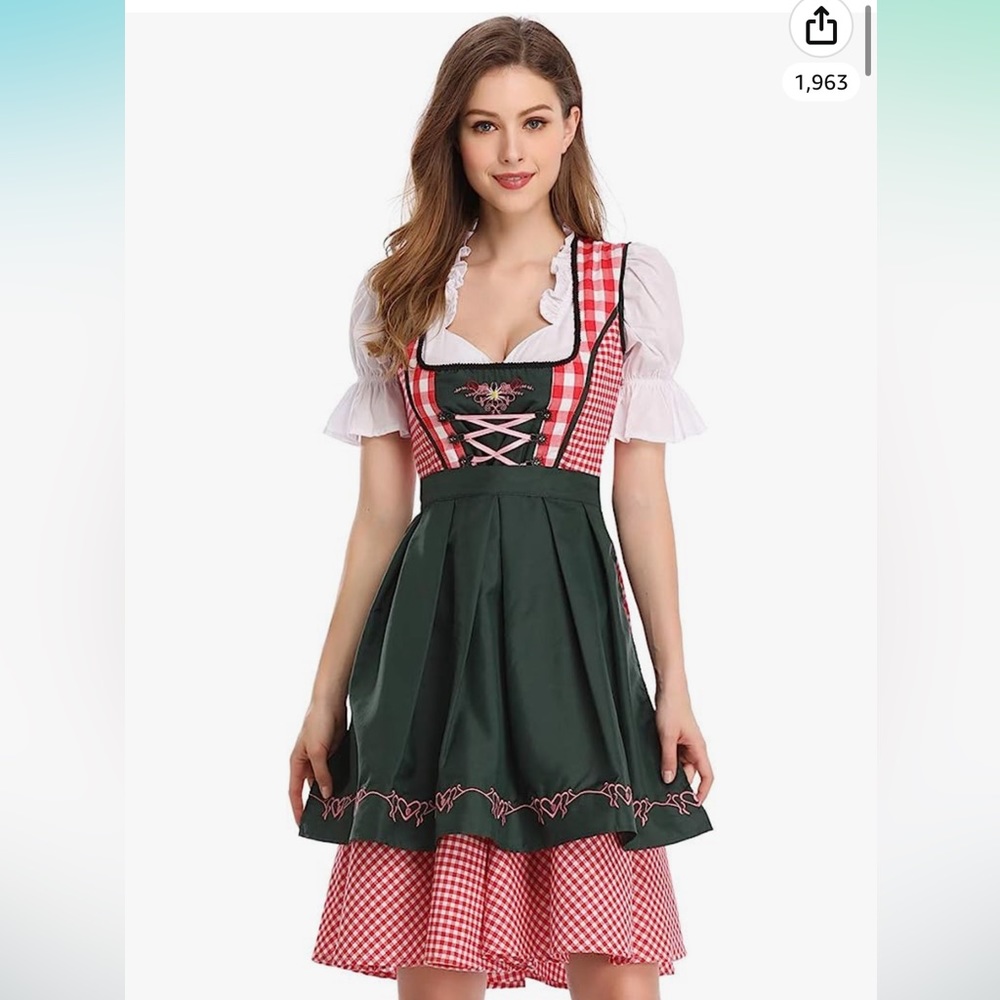 Oktoberfest Dress Women’s German Drindl